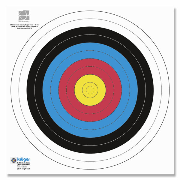 Target - Kruger WA 40cm Face Bulk (Distance 18m)